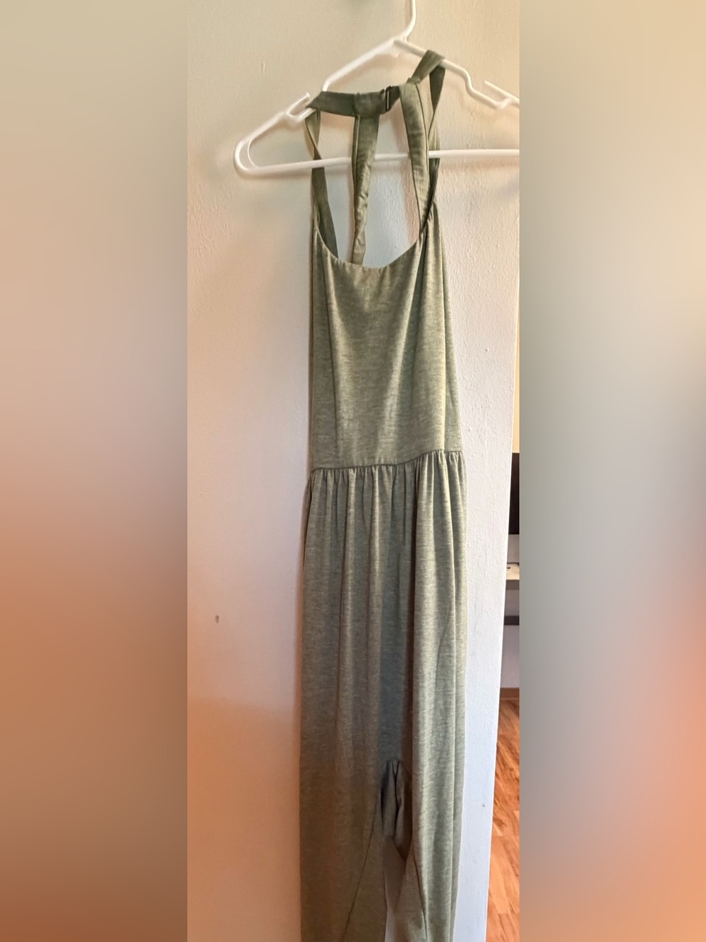 Halara Sage Green Romper